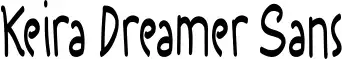 Keira Dreamer Sans