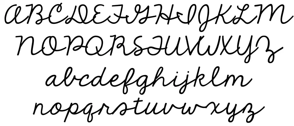 KG The Fighterfont specimens