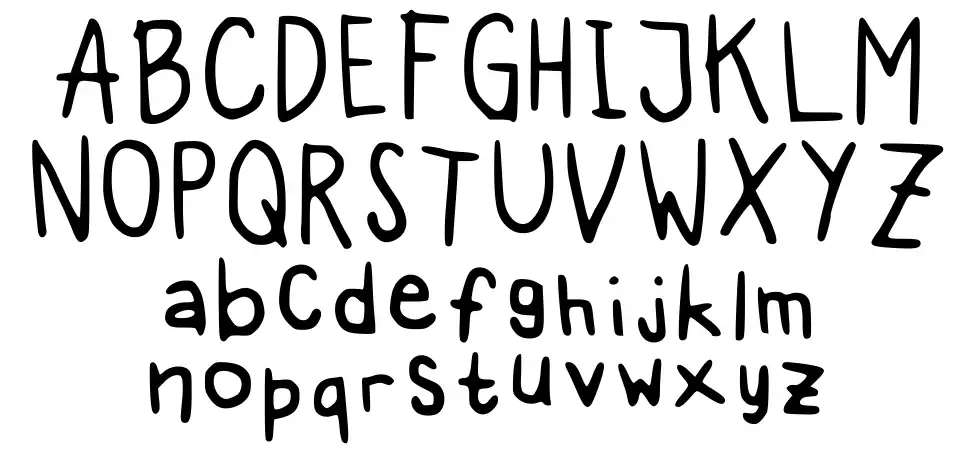 Kids Ideasfont specimens