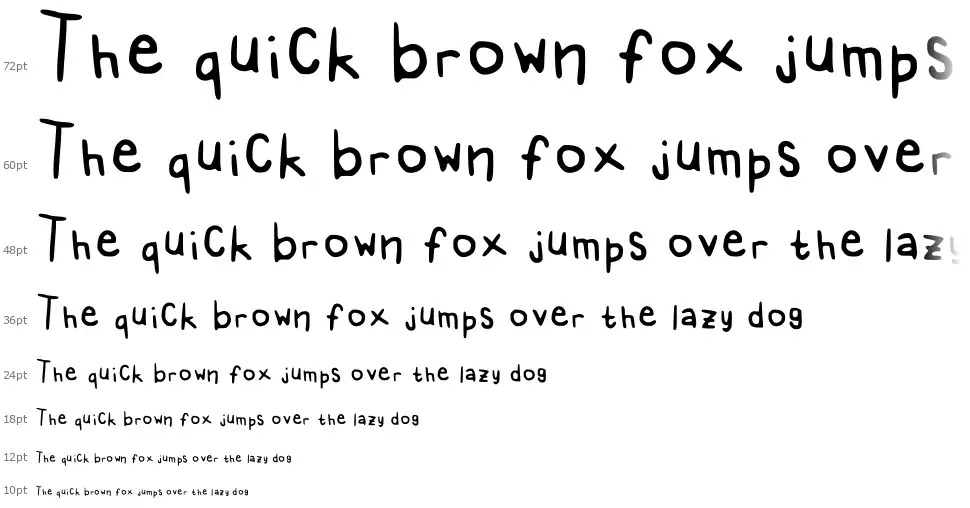 Kids Ideasfont waterfall