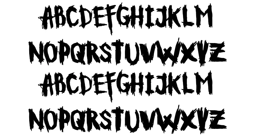 Kill Yourself!font specimens