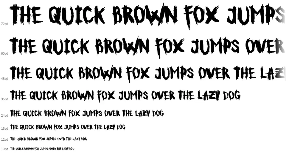 Kill Yourself!font waterfall