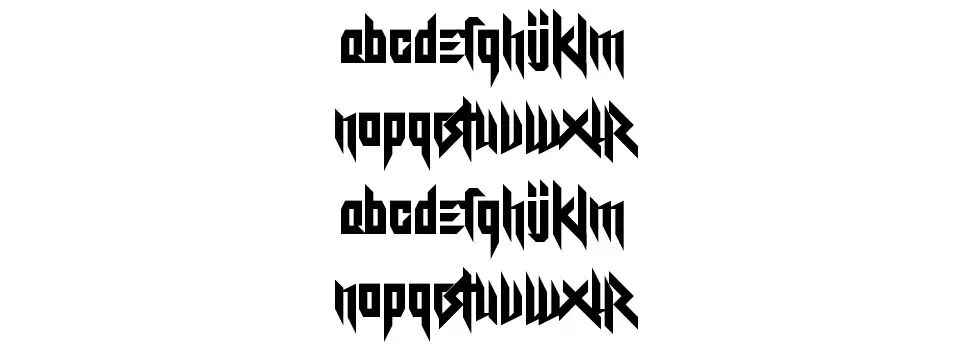Kitty Katastrophefont specimens
