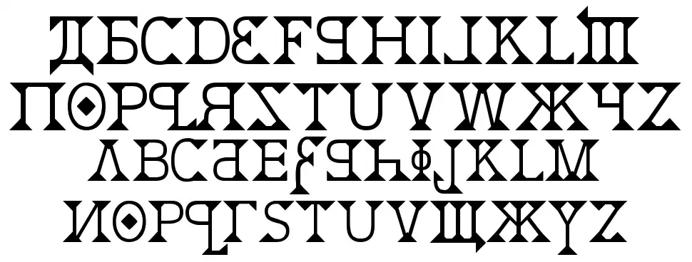 Kremlinfont specimens