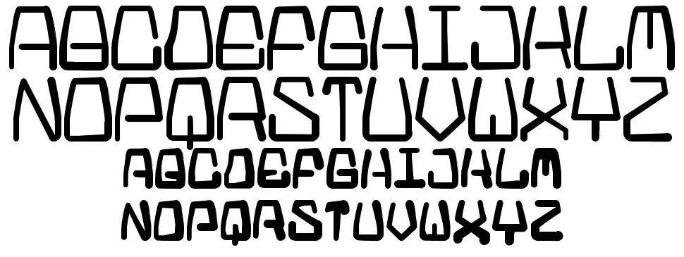 La Chim de 23:50font specimens