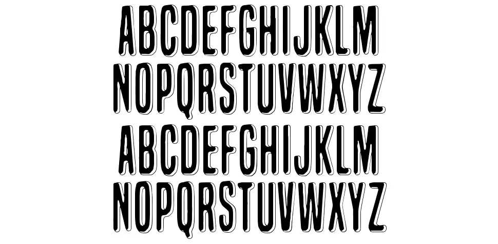 Lazy Opossumfont specimens
