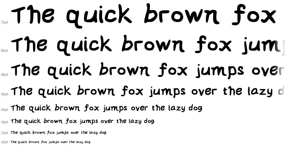 Le Dante's Super Special Fontfont waterfall