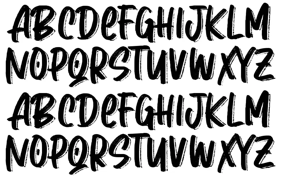 Love Mondayfont specimens
