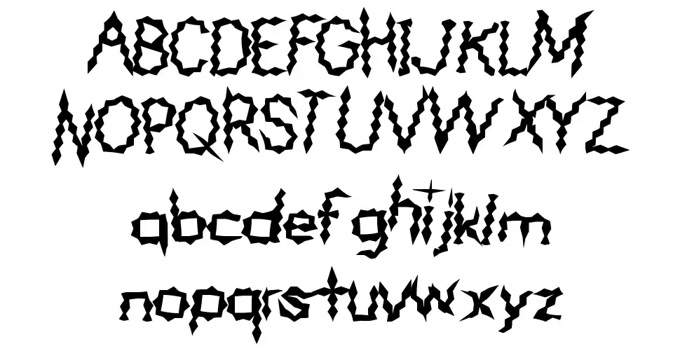 Lucky Diamondsfont specimens