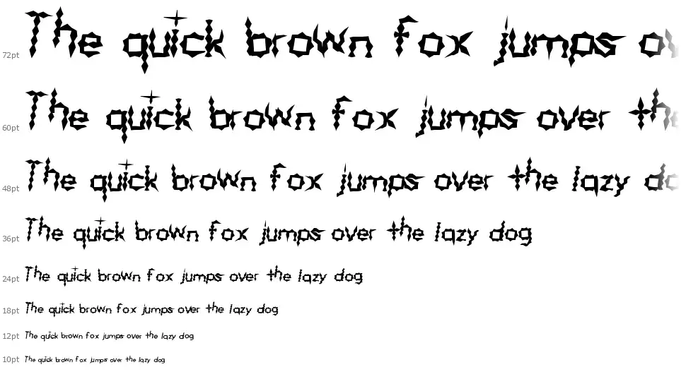 Lucky Diamondsfont waterfall