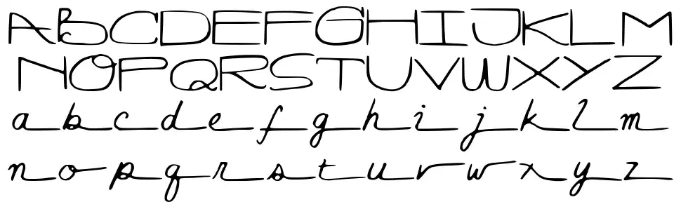 Lunagraphfont specimens