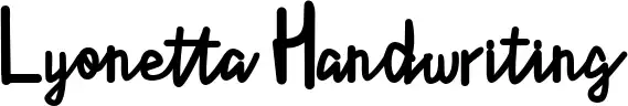 Lyonetta Handwriting