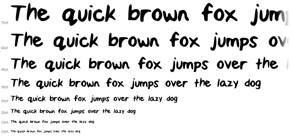 Maddie Scriptfont waterfall
