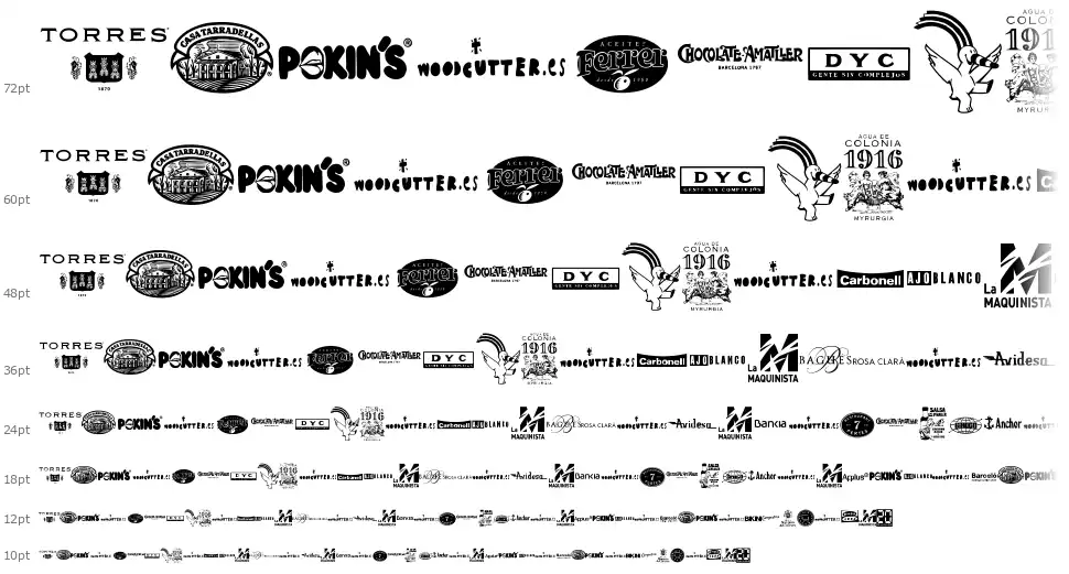 Made in Spain 3font waterfall