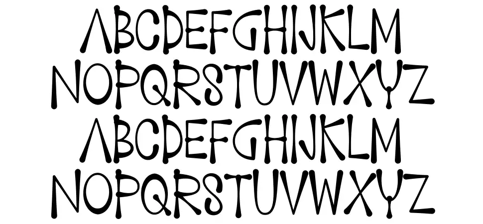 Magic Bohofont specimens