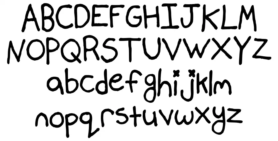 Mallory Maloney's Handwritingfont specimens