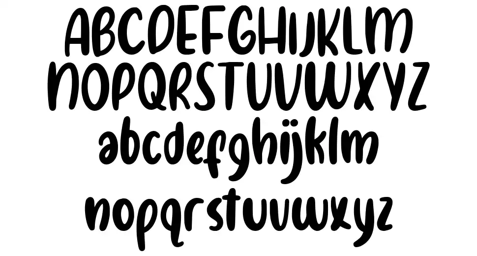 Mandalyfont specimens