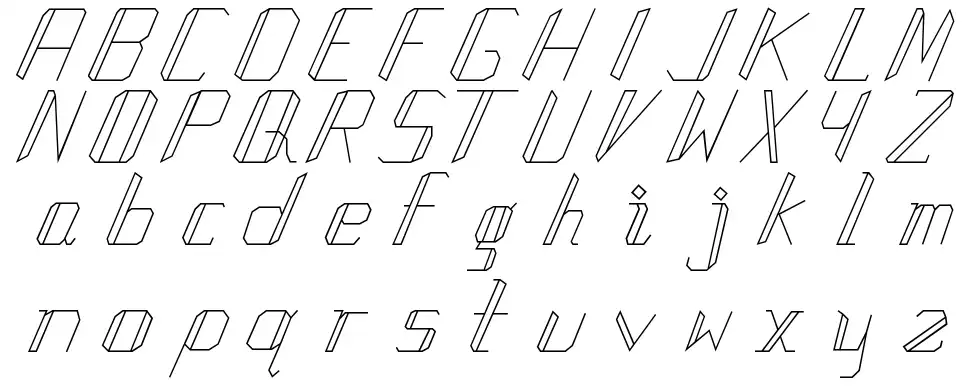Manlangitfont specimens