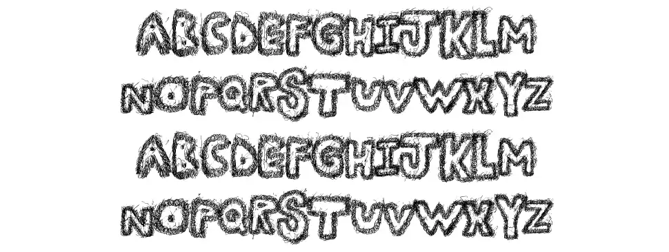 Many Funfont specimens