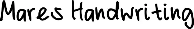 Mares Handwriting