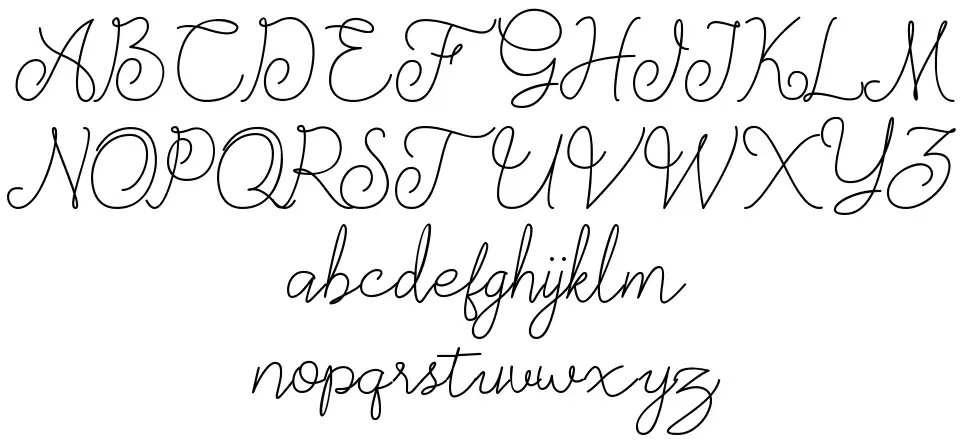 Marrylandfont specimens
