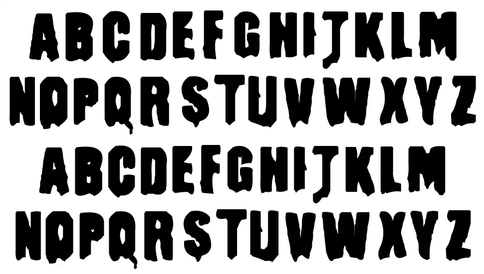 Masturbatorfont specimens
