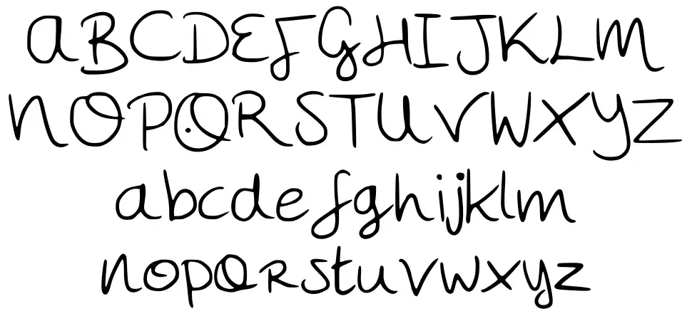 Megs Handfont specimens