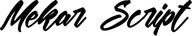 Mekar Script