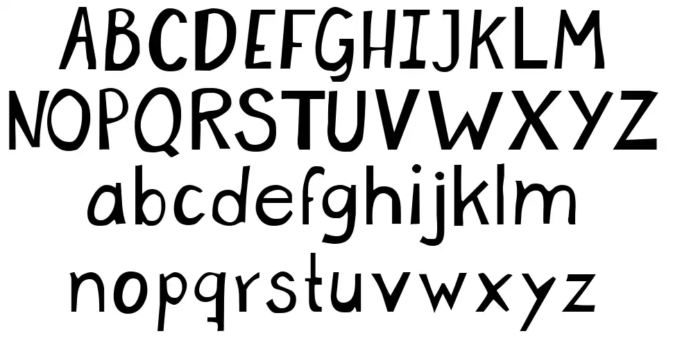 Micolas font specimens