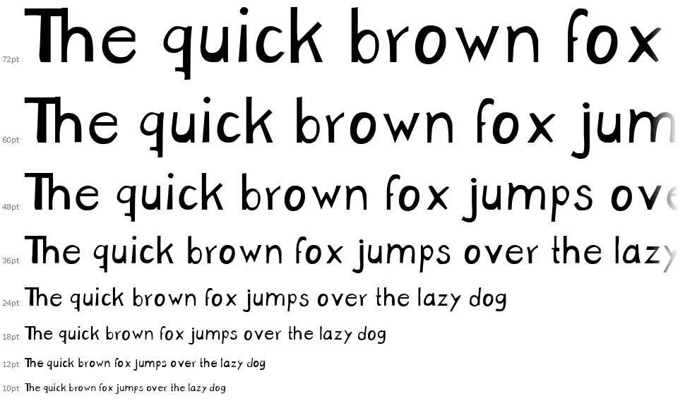 Micolas font waterfall