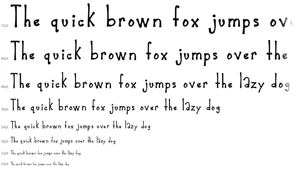 Mix Bamboofont waterfall