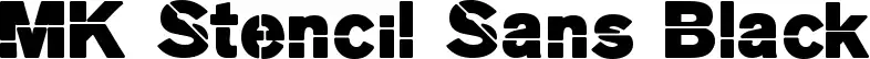 MK Stencil Sans Black