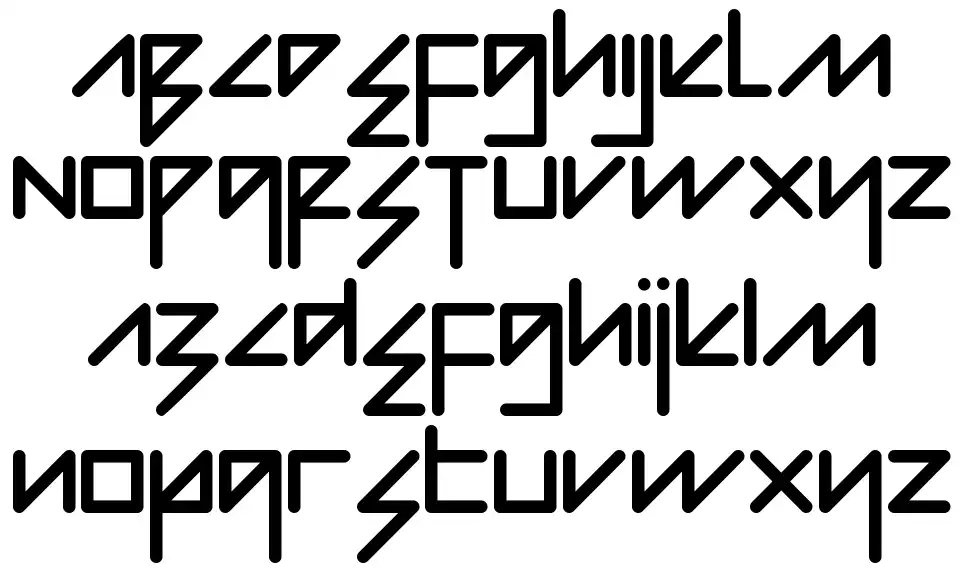 Modern Bohemianfont specimens