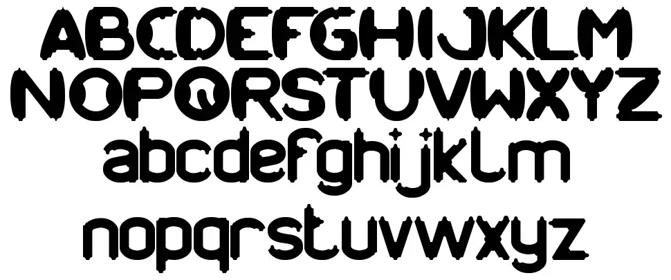 Modern Craftfont specimens