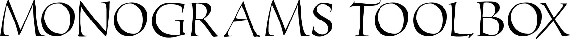 Monograms Toolbox
