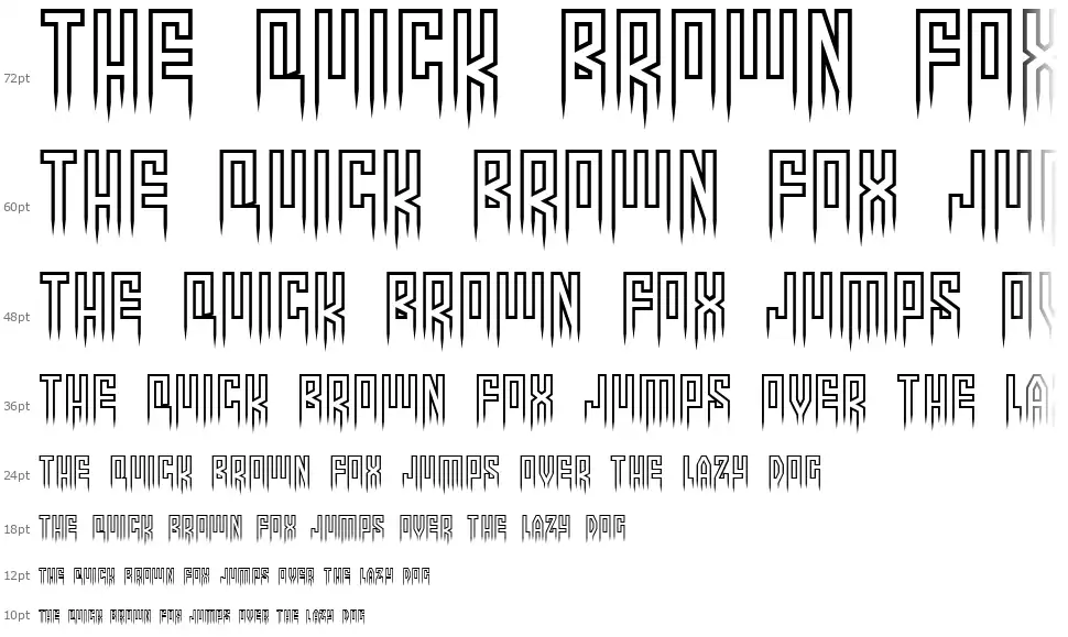 More than humanfont waterfall