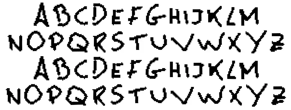 MsPainfont specimens