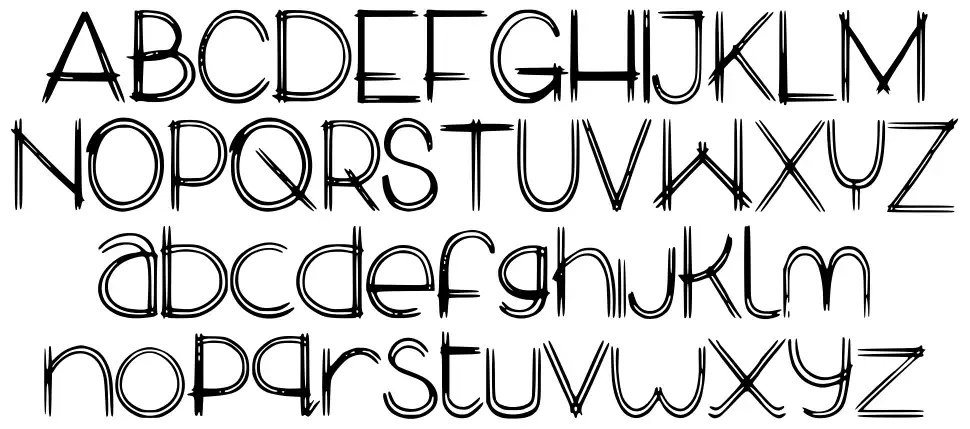 My Lekpa Girlfriendfont specimens