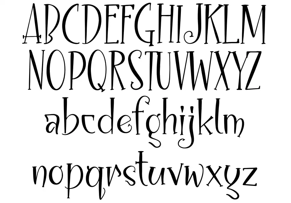 Night Ghostfont specimens