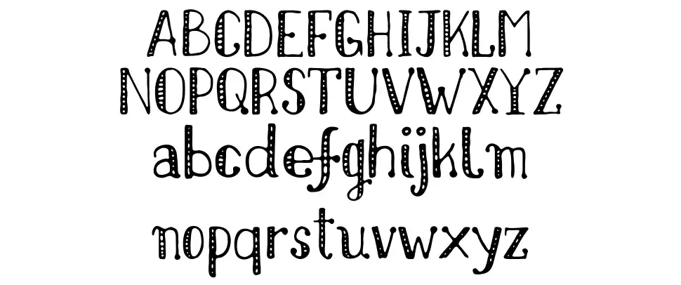 Nikolaidis Handfont specimens
