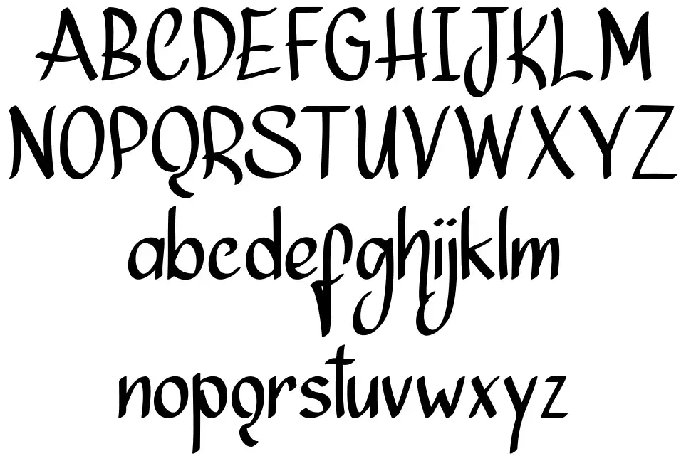 Ninja Juliettafont specimens