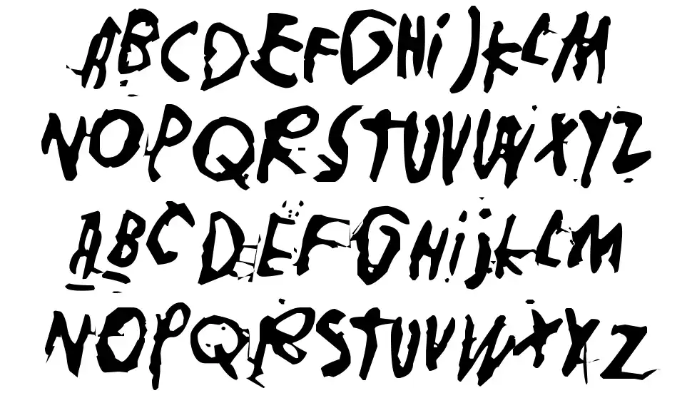 Nollapistefont specimens