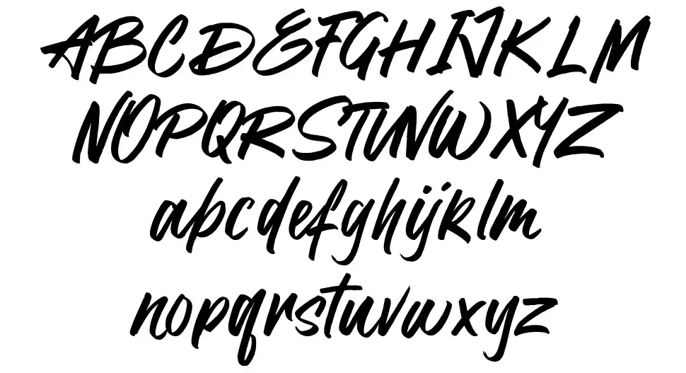 Obsurdfont specimens