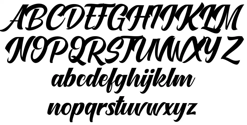 Onetime Scriptfont specimens