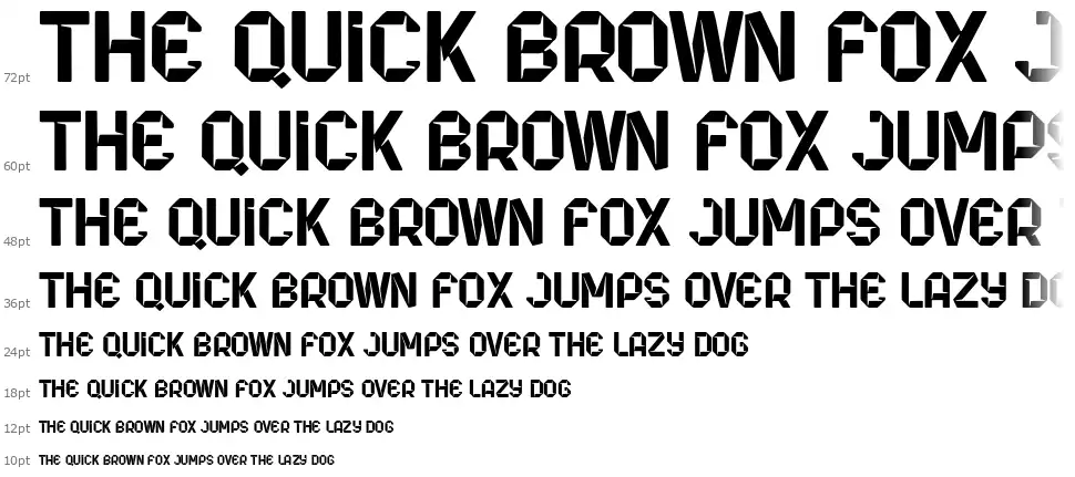 Origaminatorfont waterfall
