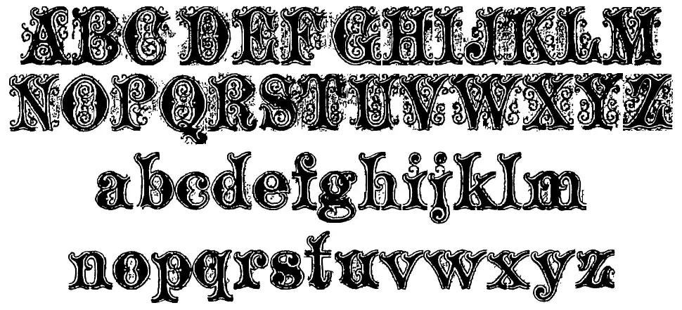 Ornamented, No. 1539font specimens
