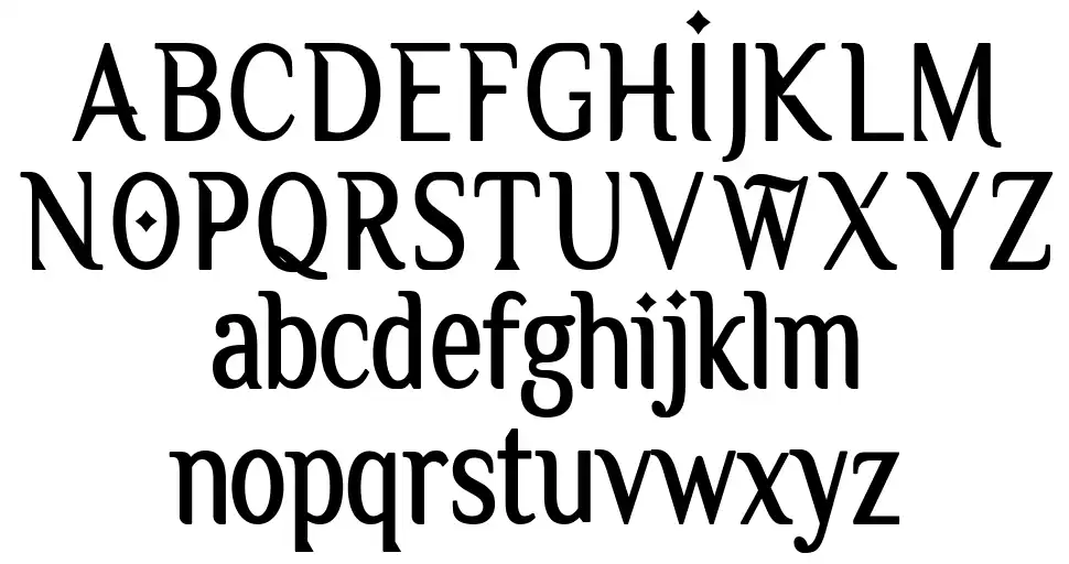 Owbeirak Scriptfont specimens