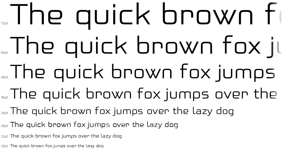 Oxona Sans Romanfont waterfall