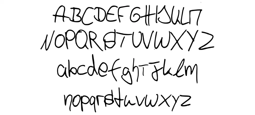 p4r4d0x h4ndwr1tt3nfont specimens