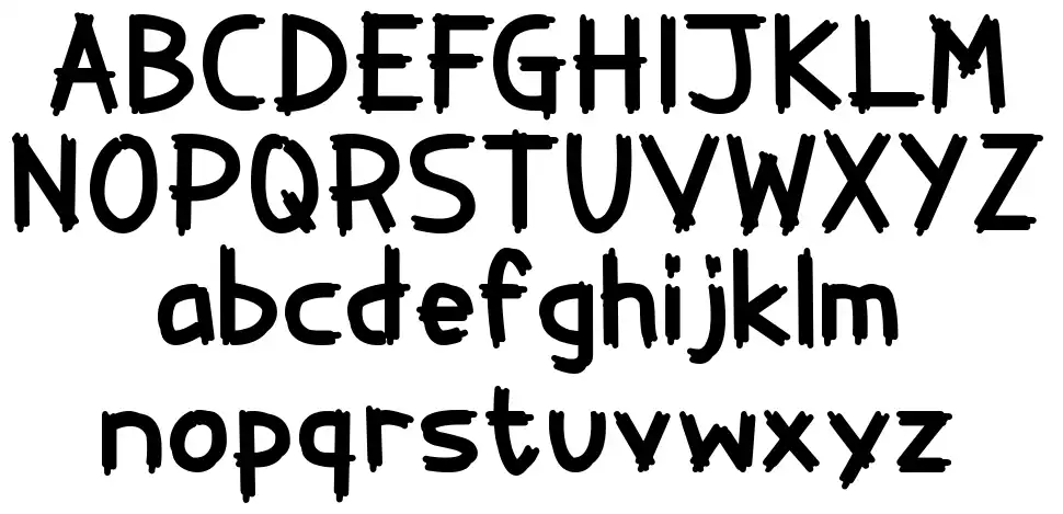 Painter Decoratorfont specimens